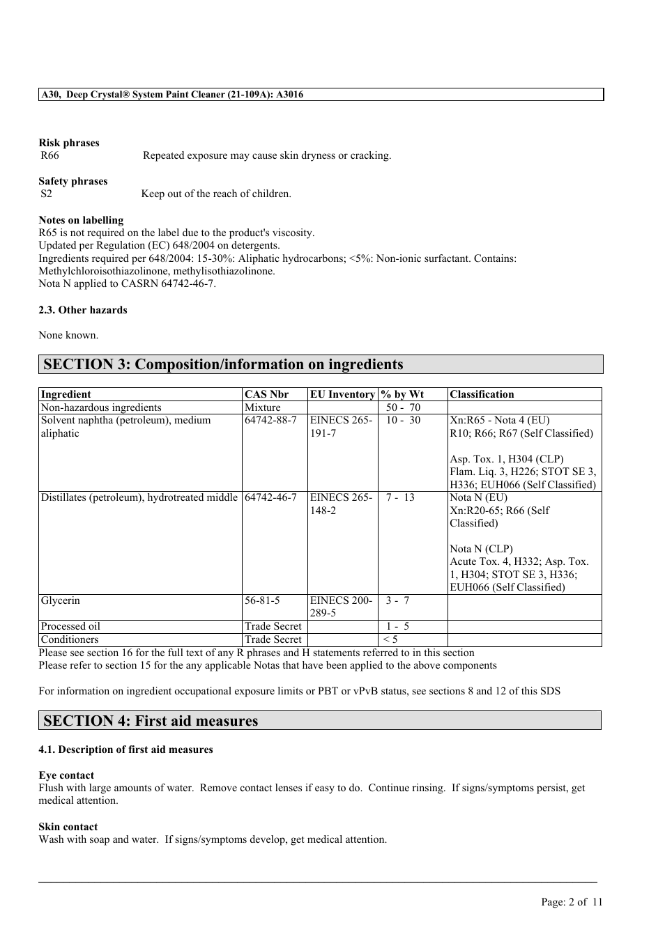MEGUIAR'S A30 User Manual | Page 2 / 11