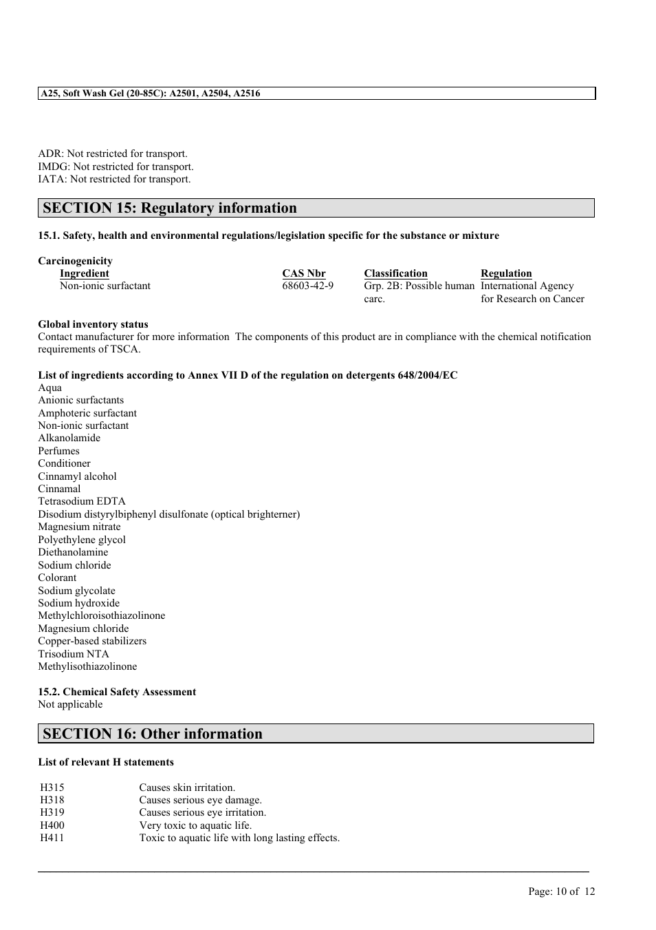 MEGUIAR'S A25 User Manual | Page 10 / 12