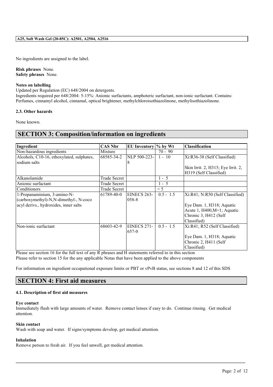 MEGUIAR'S A25 User Manual | Page 2 / 12