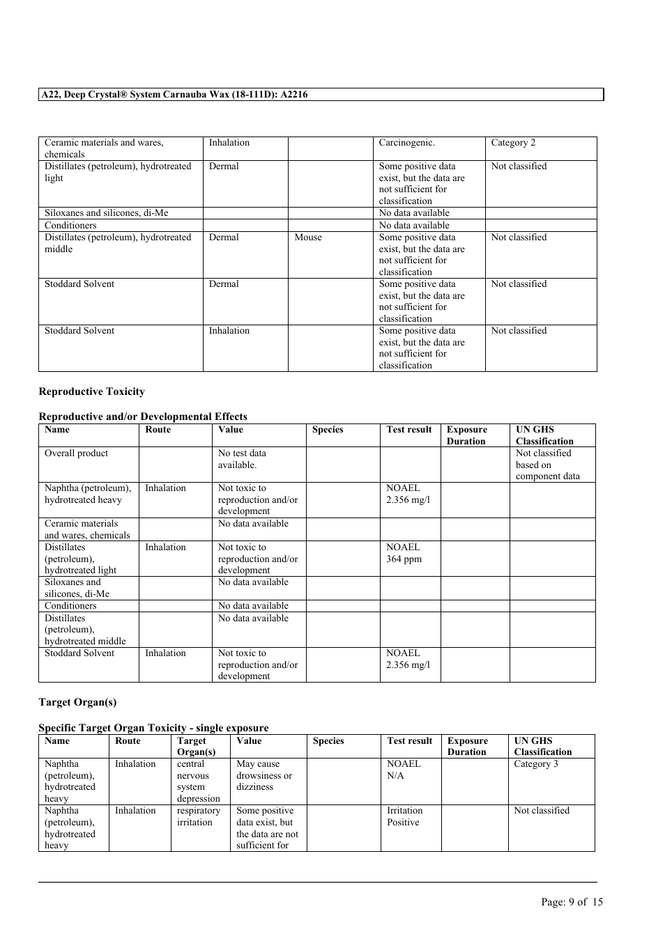 MEGUIAR'S A22 User Manual | Page 9 / 15
