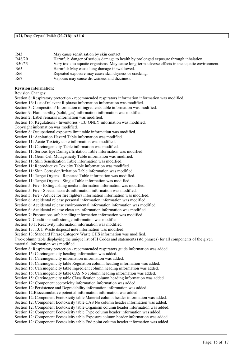 MEGUIAR'S A21 User Manual | Page 15 / 17