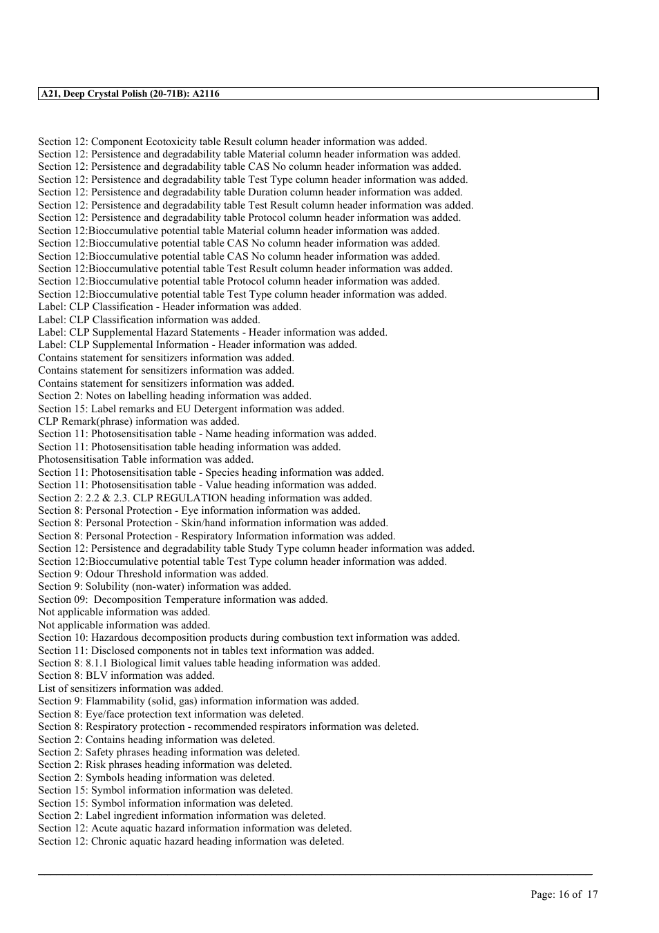 MEGUIAR'S A21 User Manual | Page 16 / 17