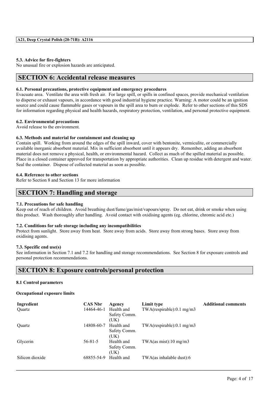 MEGUIAR'S A21 User Manual | Page 4 / 17