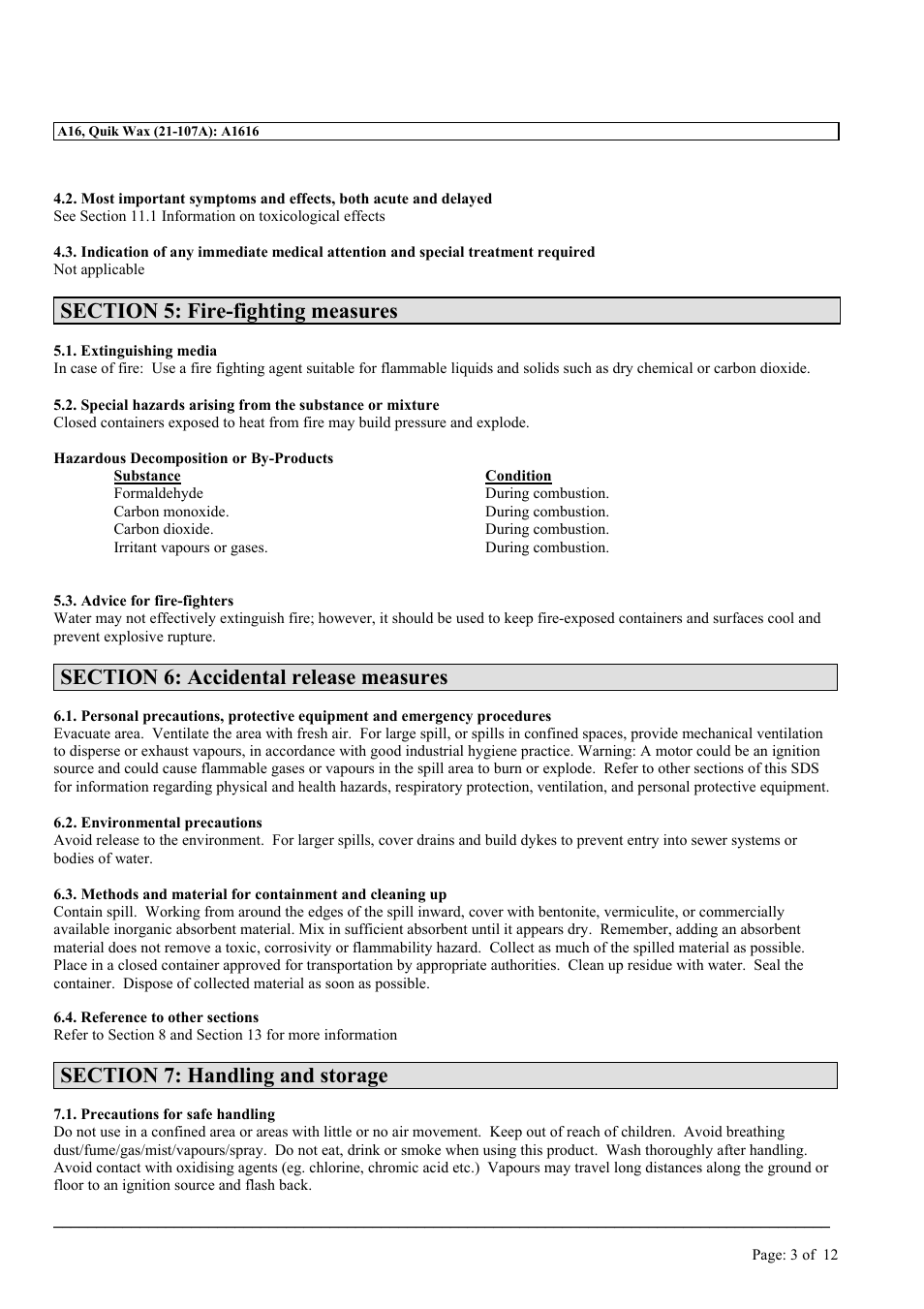 MEGUIAR'S A16 User Manual | Page 3 / 12