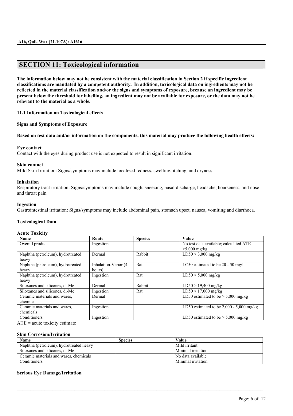 MEGUIAR'S A16 User Manual | Page 6 / 12