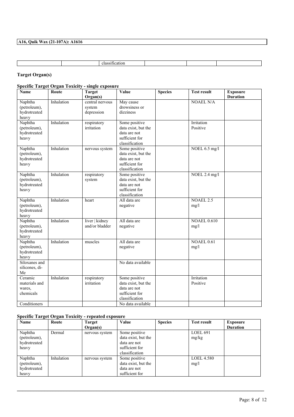 MEGUIAR'S A16 User Manual | Page 8 / 12