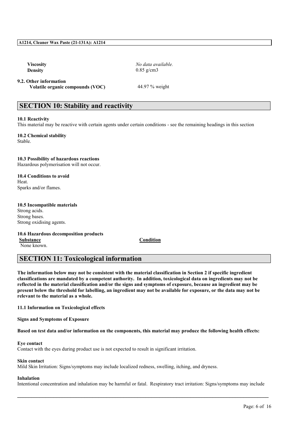 MEGUIAR'S A1214 User Manual | Page 6 / 16