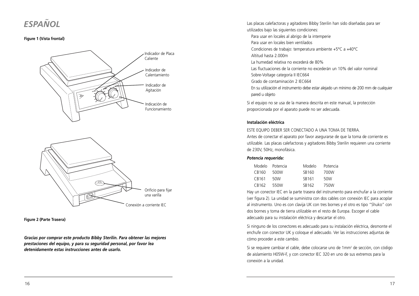 Espanol | Dynalab CB162 User Manual | Page 10 / 16