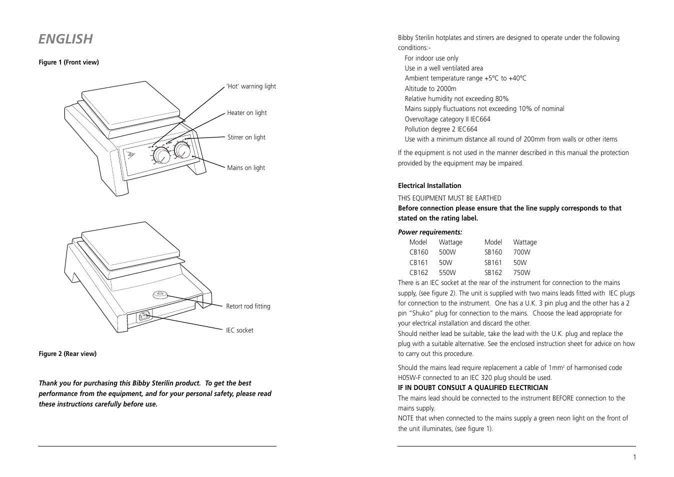 English | Dynalab CB162 User Manual | Page 2 / 16