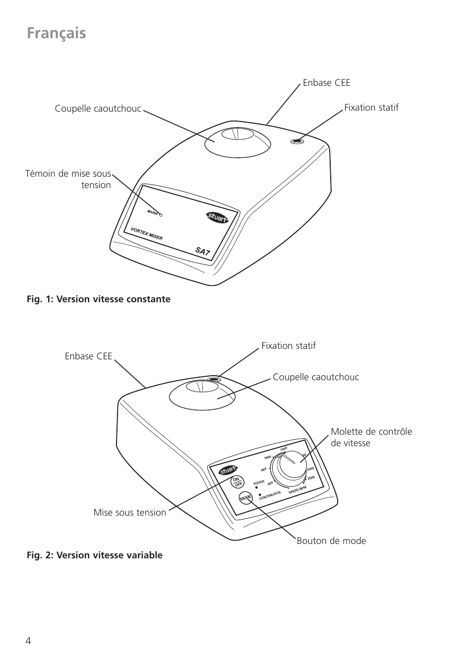 Français | Dynalab SA8/120V/60 User Manual | Page 6 / 24