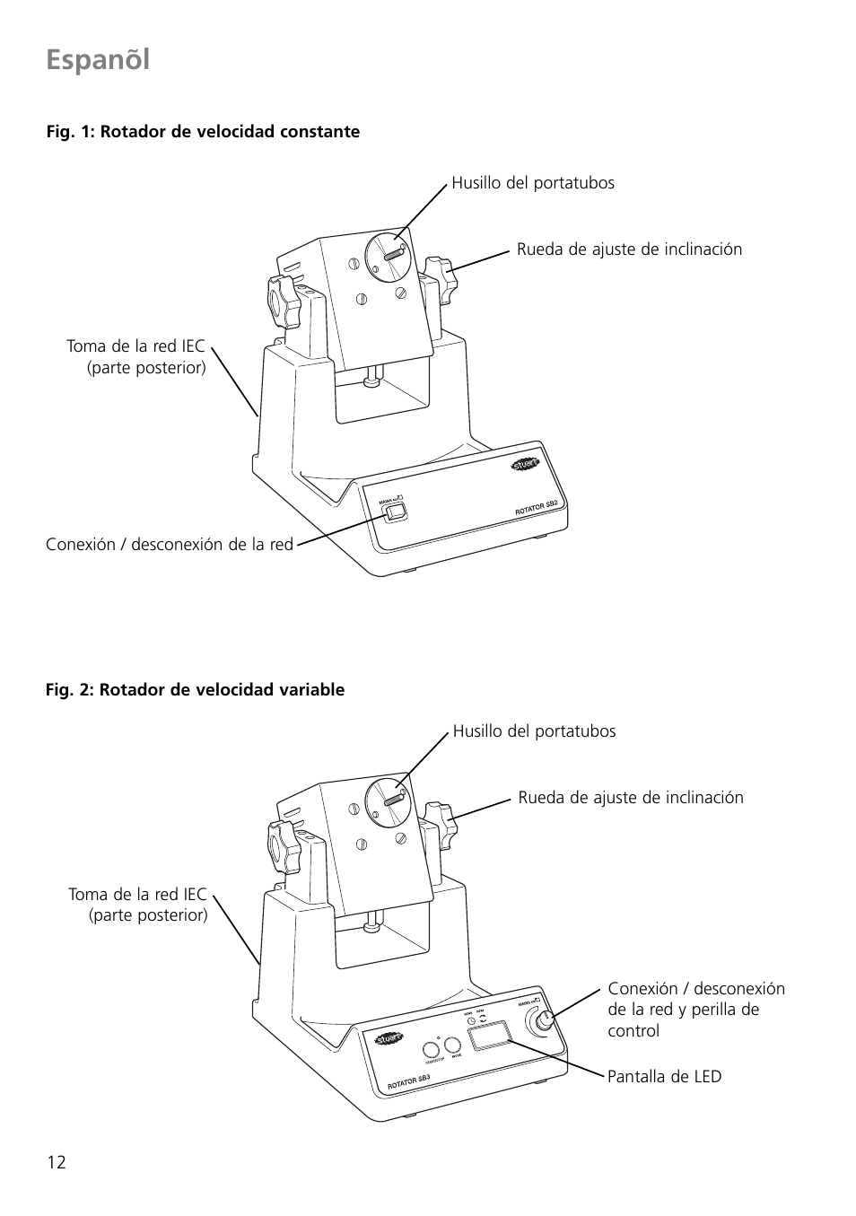 Espanol | Dynalab SB3/120V/60 User Manual | Page 14 / 24