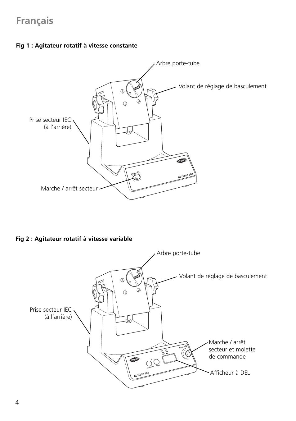 Français | Dynalab SB3/120V/60 User Manual | Page 6 / 24