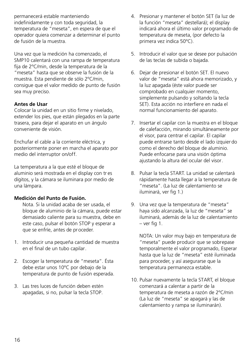 Dynalab SMP10/120V/60 User Manual | Page 18 / 28