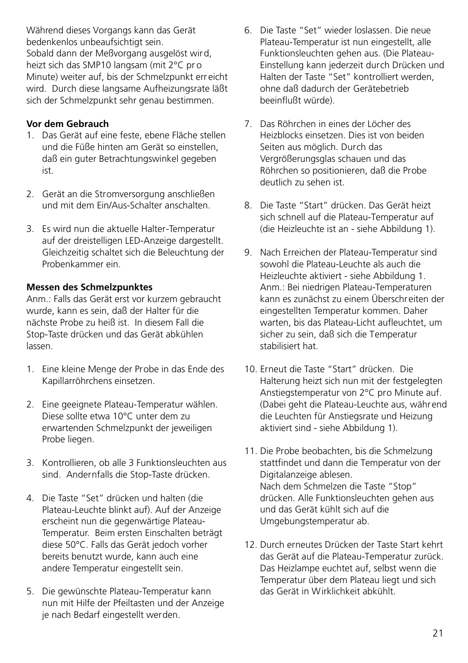 Dynalab SMP10/120V/60 User Manual | Page 23 / 28