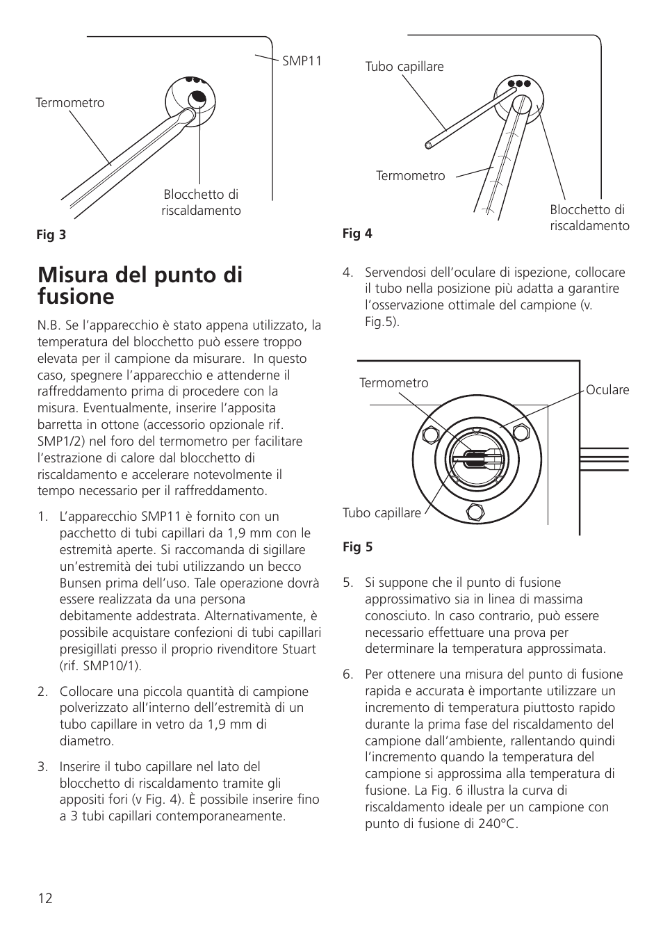 Misura del punto di fusione | Dynalab SMP11/120V/60 User Manual | Page 14 / 28