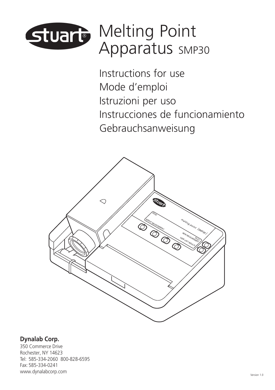 Dynalab SMP30 User Manual | 60 pages