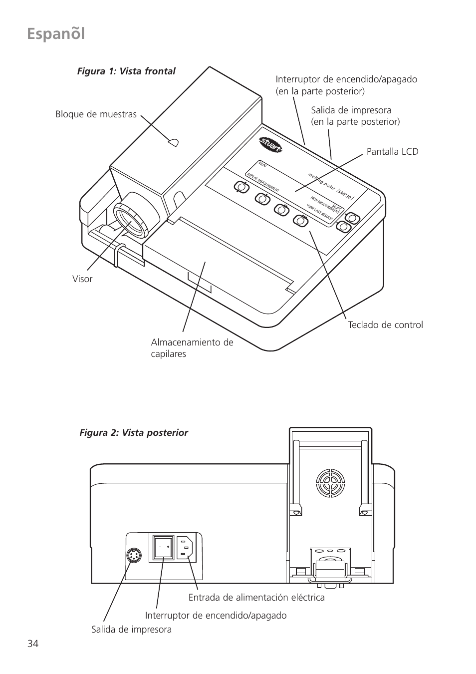 English espan~ ol | Dynalab SMP30 User Manual | Page 36 / 60