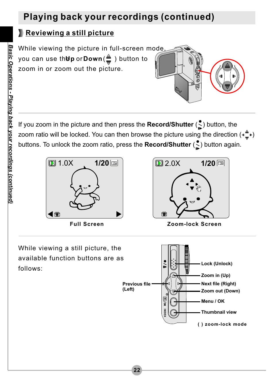 Playing back your recordings (continued) | AIPTEK Pocket DV4500 User Manual | Page 23 / 86