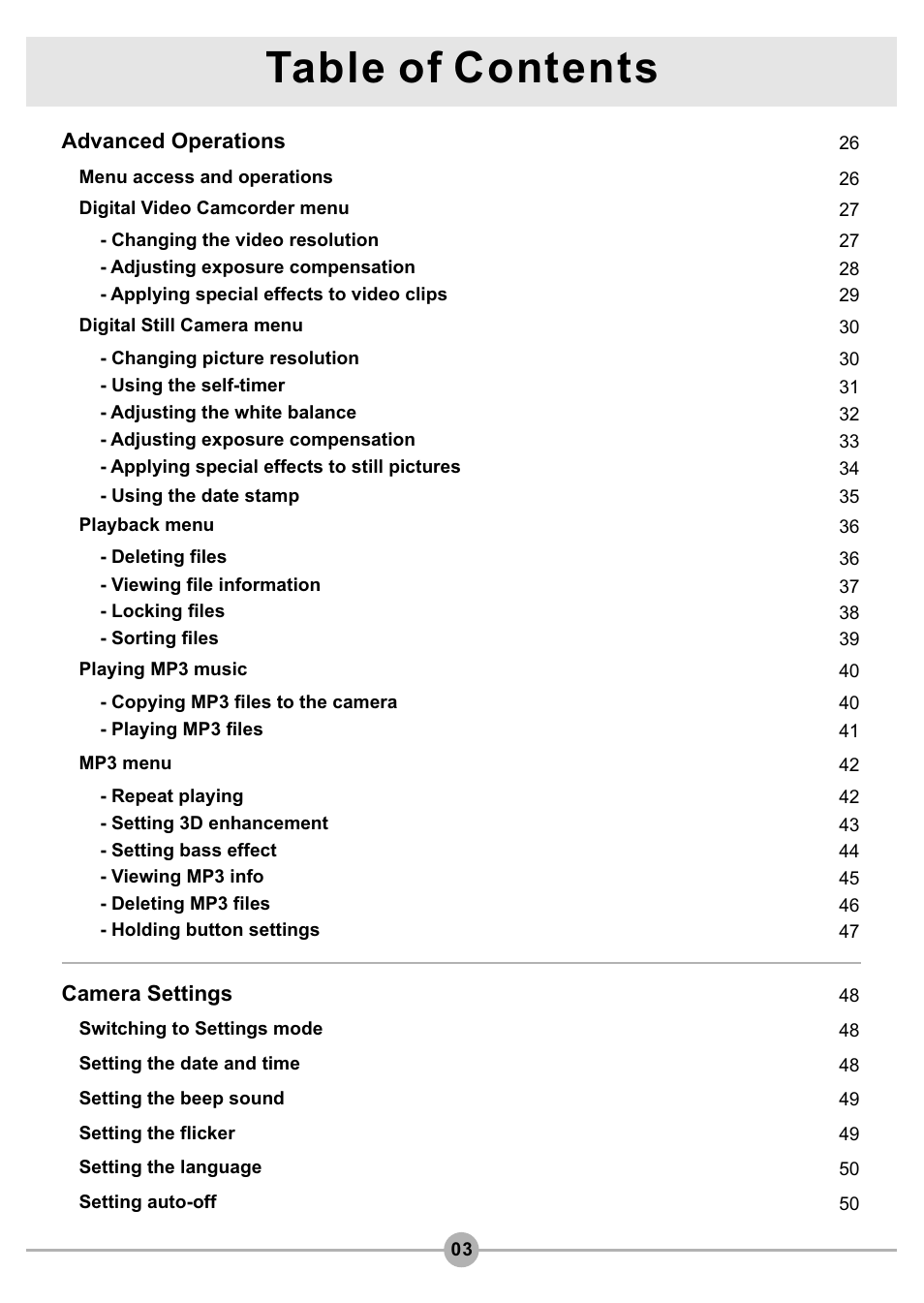 AIPTEK Pocket DV4500 User Manual | Page 4 / 86