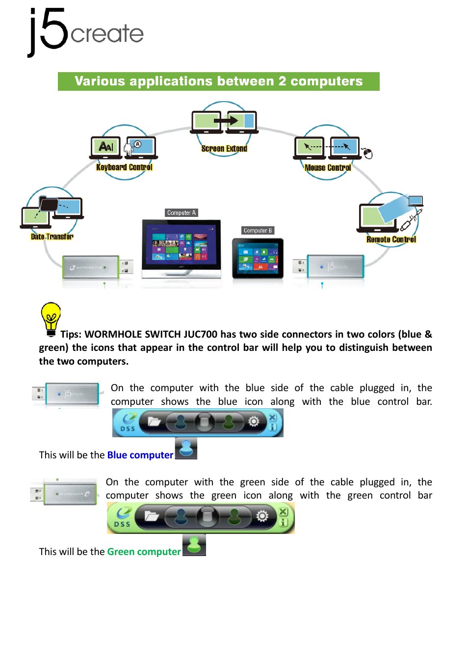 j5 create JUC700 USB 3.0 Wormhole Switch DSS - Windows User Manual | Page 19 / 198