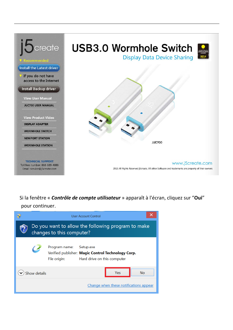 Wormhole switch juc700 | j5 create JUC700 USB 3.0 Wormhole Switch DSS - Windows User Manual | Page 40 / 198