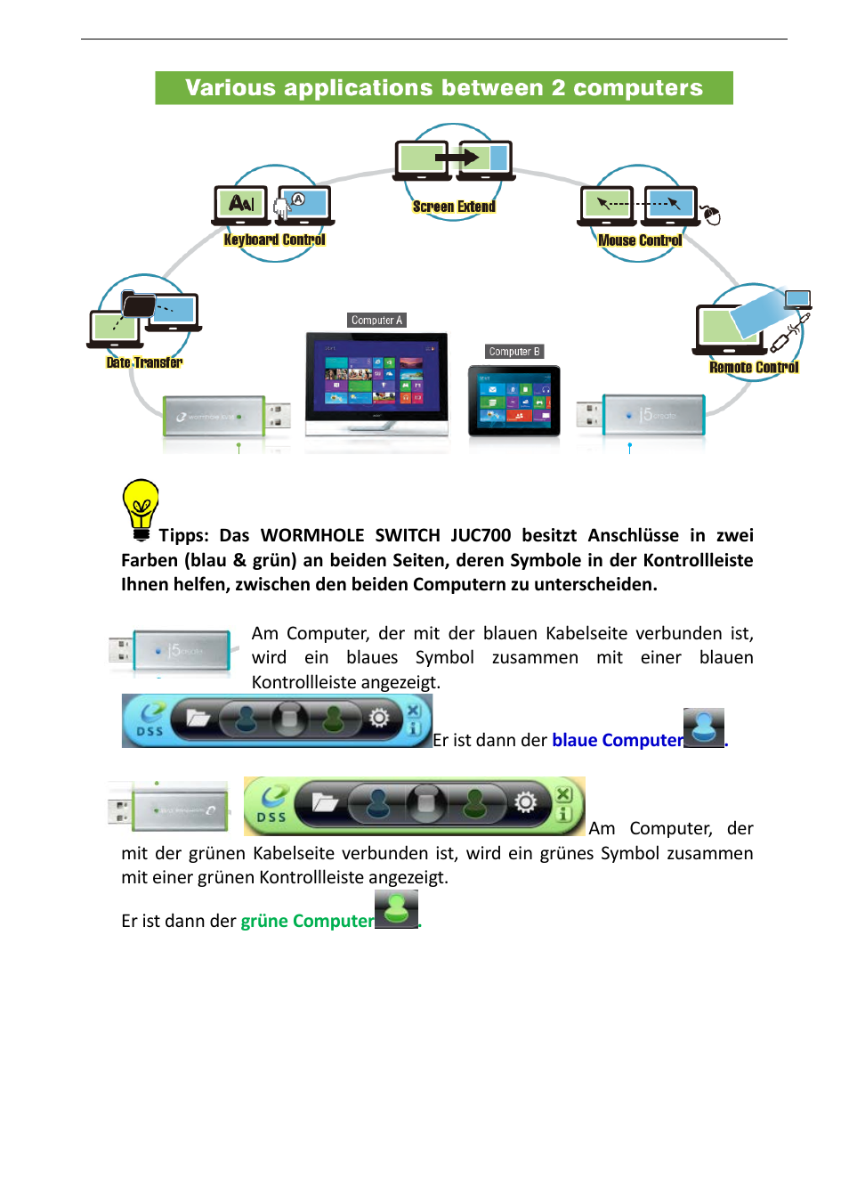 j5 create JUC700 USB 3.0 Wormhole Switch DSS - Windows User Manual | Page 87 / 198