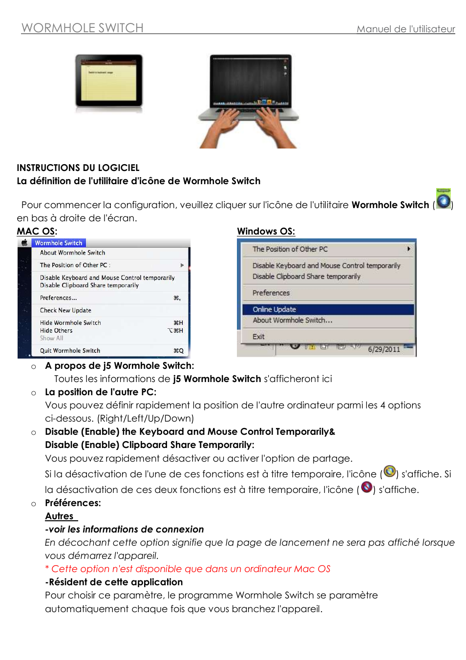 Wormhole switch | j5 create JUC400 Wormhole - Windows & Mac User Manual | Page 19 / 79