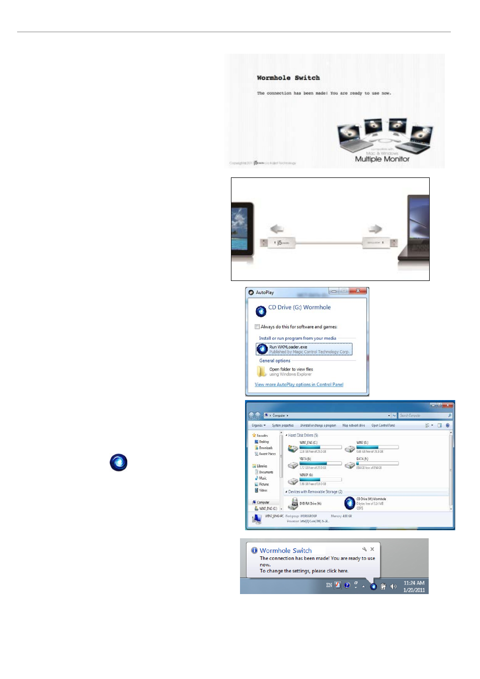 Wormhole switch | j5 create JUC400 Wormhole - Windows & Mac User Manual | Page 5 / 79
