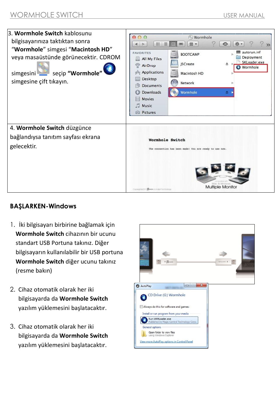 Wormhole switch | j5 create JUC400 Wormhole - Windows & Mac User Manual | Page 70 / 79