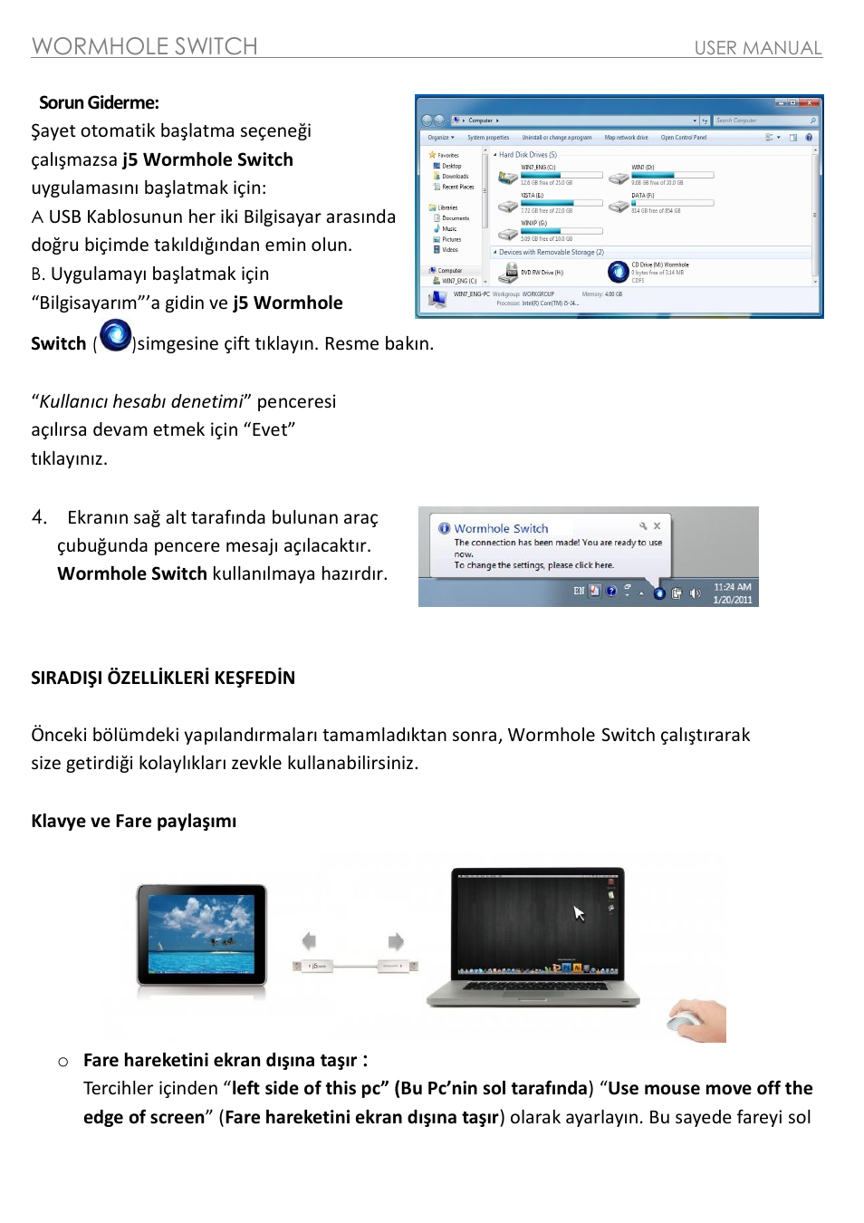 Wormhole switch | j5 create JUC400 Wormhole - Windows & Mac User Manual | Page 71 / 79