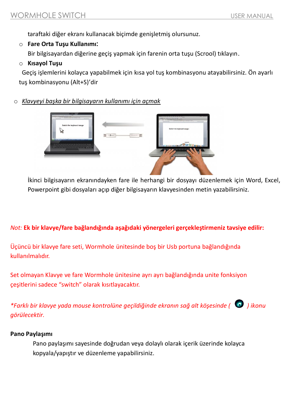 Wormhole switch | j5 create JUC400 Wormhole - Windows & Mac User Manual | Page 72 / 79