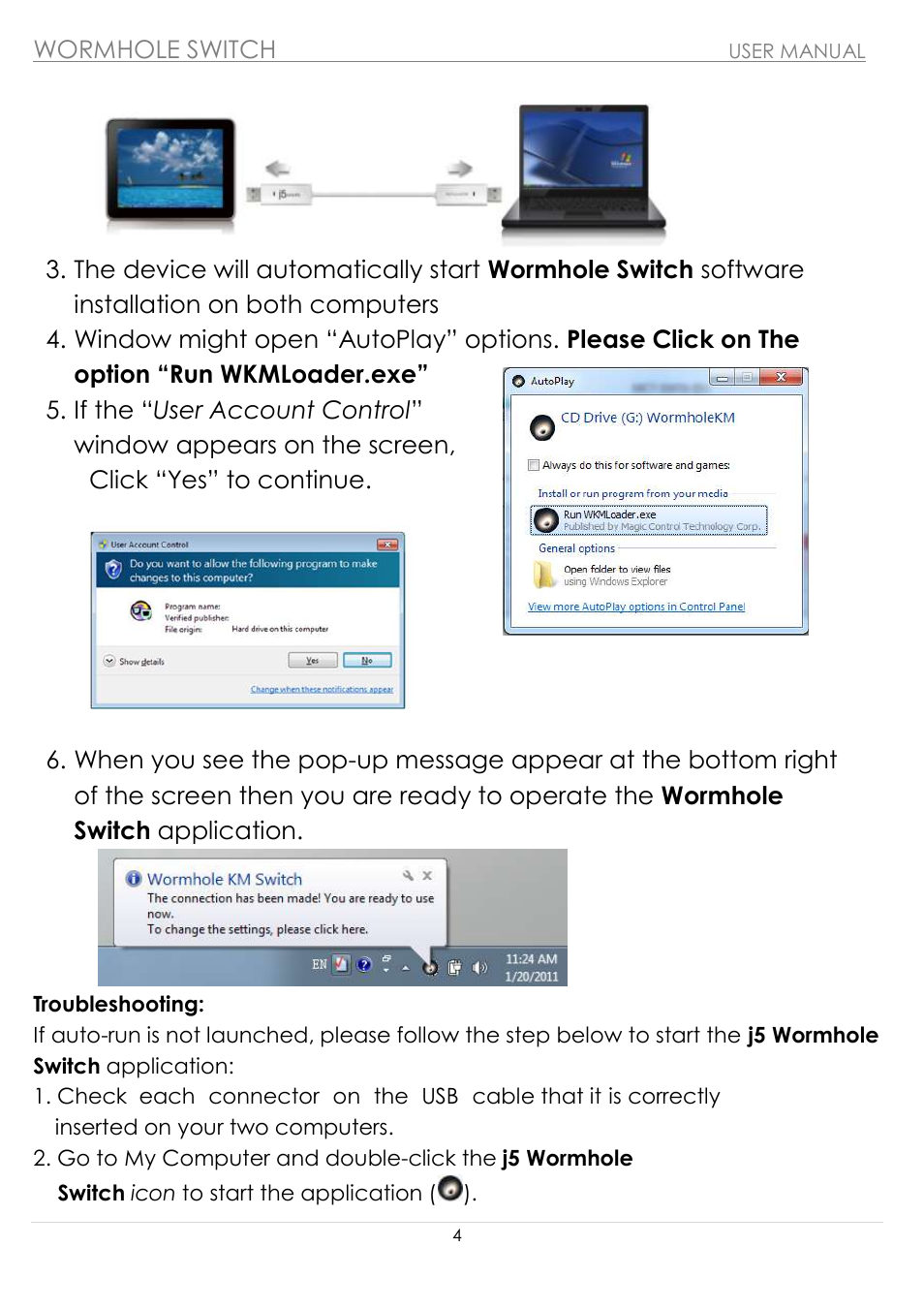 j5 create JUC100 Wormhole - Windows & Android User Manual | Page 4 / 80