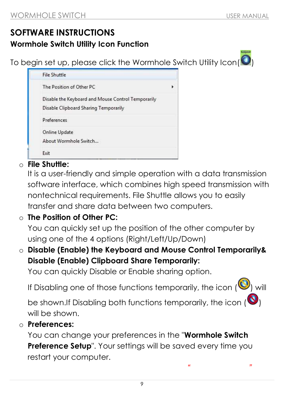 Software instructions | j5 create JUC100 Wormhole - Windows & Android User Manual | Page 9 / 80
