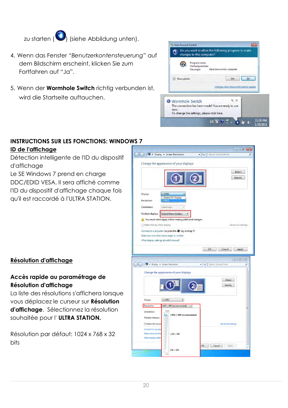 Instructions sur les fonctions: windows 7 | j5 create JUD500 USB 3.0 Ultra Station User Manual | Page 102 / 244