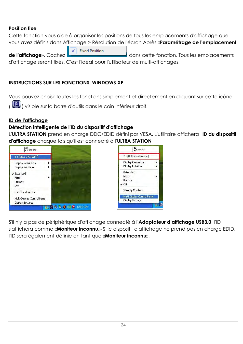 Instructions sur les fonctions: windows xp | j5 create JUD500 USB 3.0 Ultra Station User Manual | Page 106 / 244