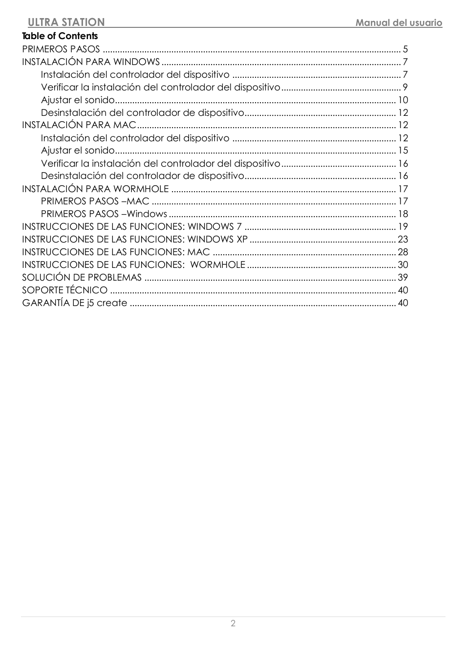 j5 create JUD500 USB 3.0 Ultra Station User Manual | Page 125 / 244