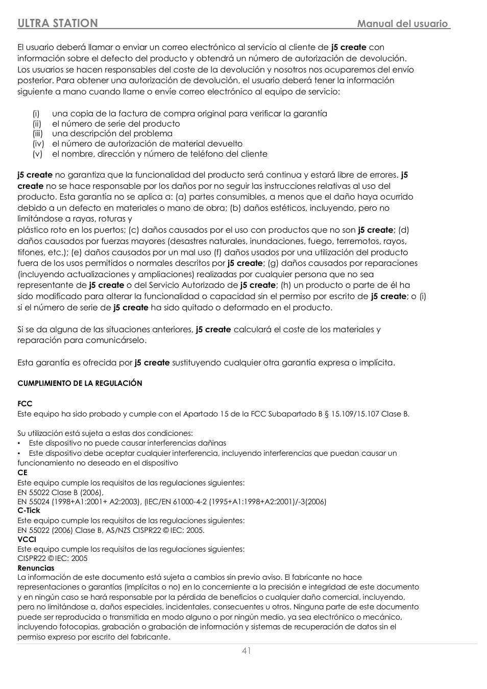 Ultra station | j5 create JUD500 USB 3.0 Ultra Station User Manual | Page 164 / 244