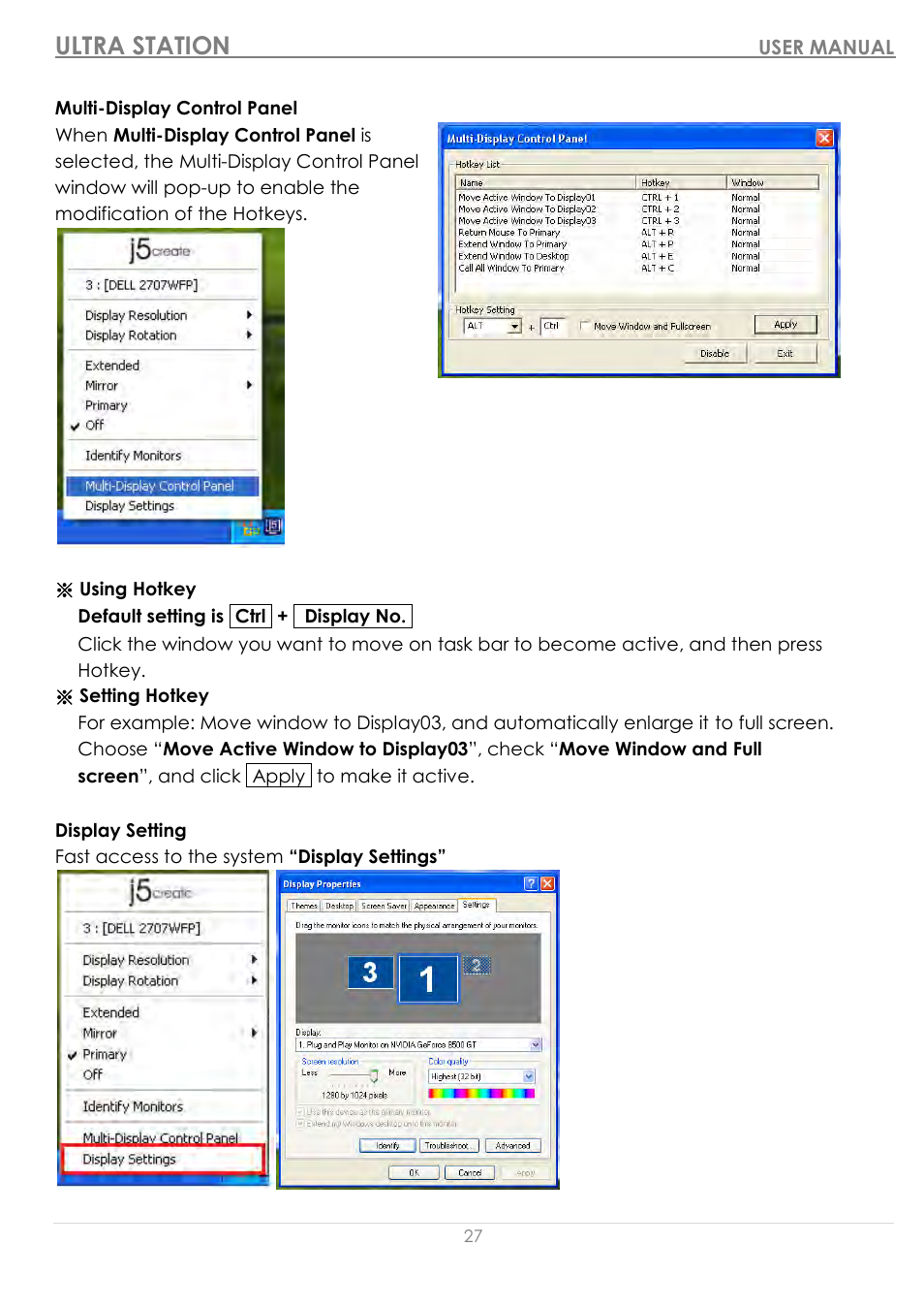 Ultra station | j5 create JUD500 USB 3.0 Ultra Station User Manual | Page 28 / 244