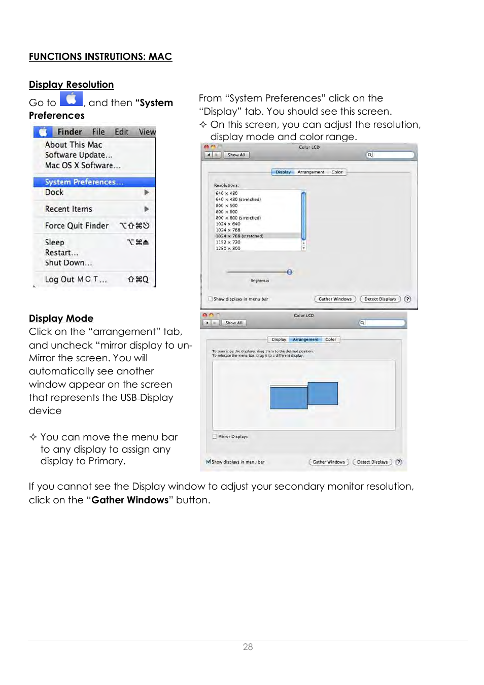 Functions instrutions: mac | j5 create JUD500 USB 3.0 Ultra Station User Manual | Page 29 / 244