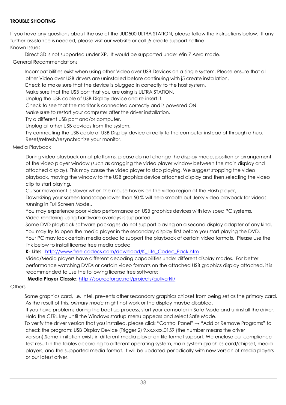 j5 create JUD500 USB 3.0 Ultra Station User Manual | Page 39 / 244
