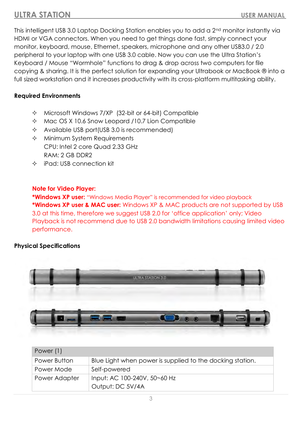 Ultra station | j5 create JUD500 USB 3.0 Ultra Station User Manual | Page 4 / 244