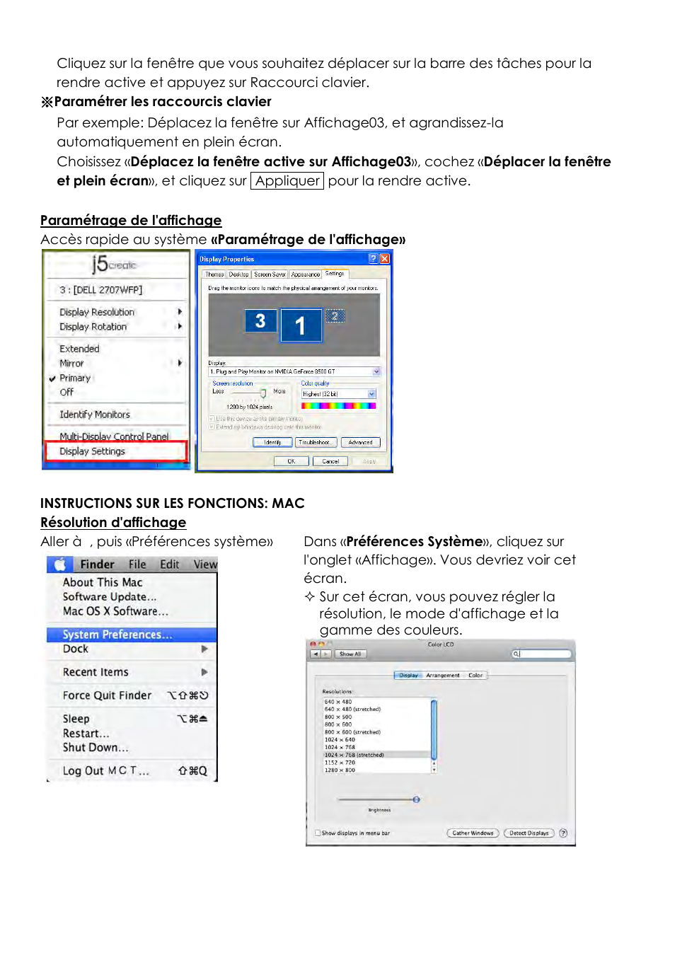 Instructions sur les fonctions: mac | j5 create JUD500 USB 3.0 Ultra Station User Manual | Page 69 / 244