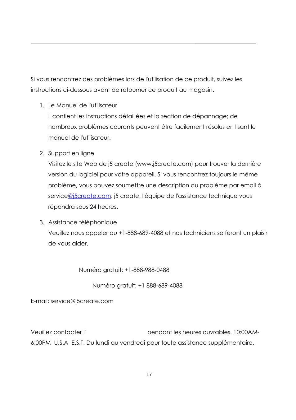Support technique, Usb3.0 boomerang station | j5 create JUD480 USB 3.0 BOOMERANG STATION User Manual | Page 38 / 122