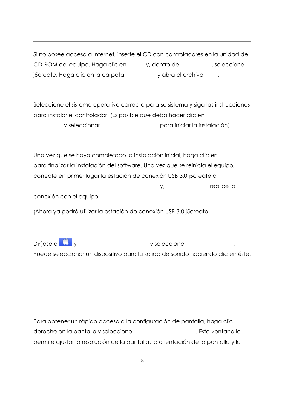 Configuración de pantalla windows 7/8 | j5 create JUD480 USB 3.0 BOOMERANG STATION User Manual | Page 71 / 122