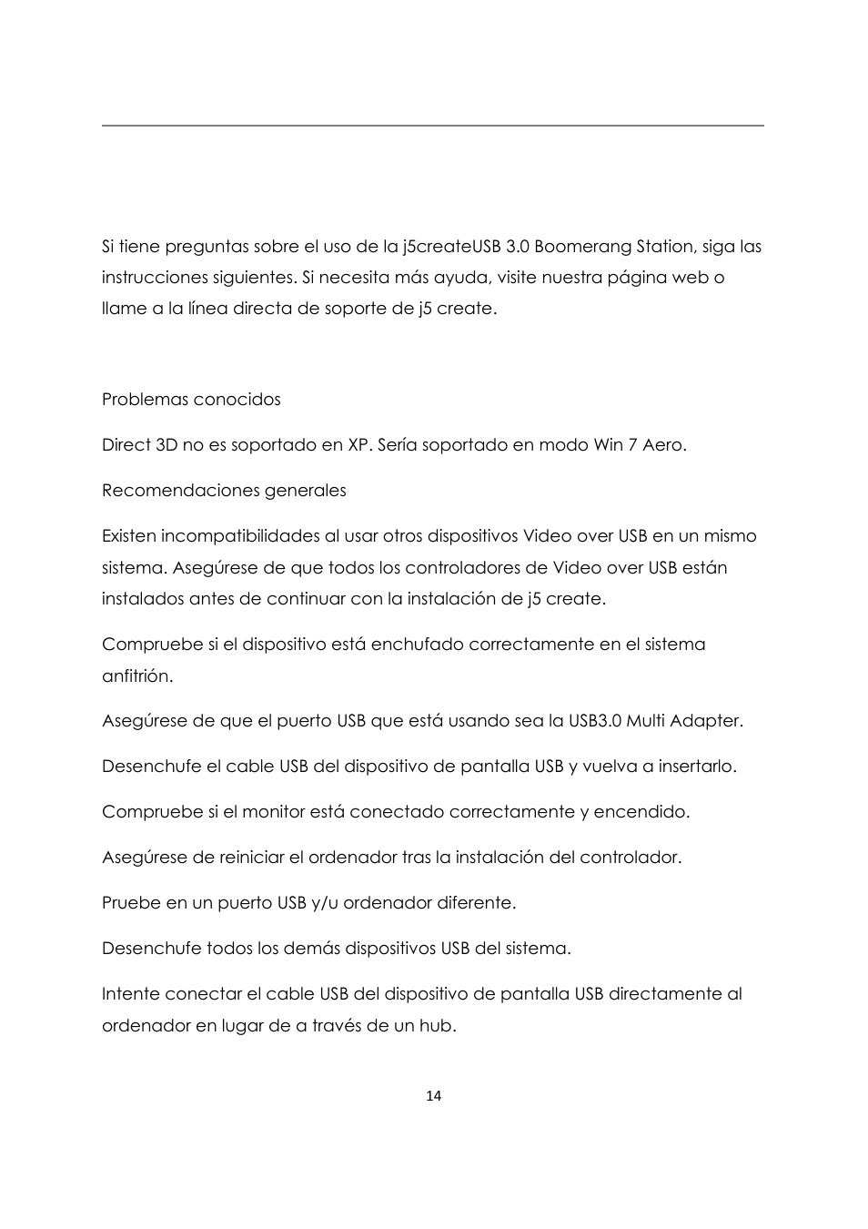 Solución de problemas | j5 create JUD480 USB 3.0 BOOMERANG STATION User Manual | Page 77 / 122