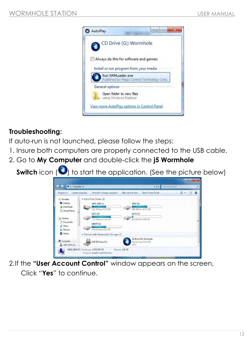 j5 create JUH320v2 USB 3.0 Wormhole Station User Manual | Page 12 / 155