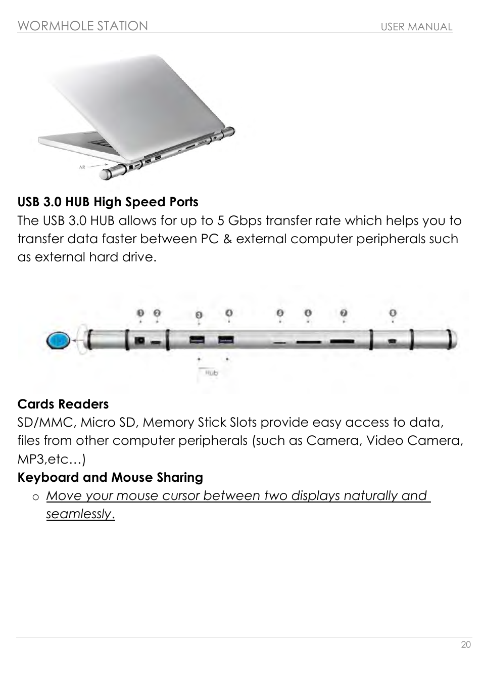 j5 create JUH320v2 USB 3.0 Wormhole Station User Manual | Page 20 / 155