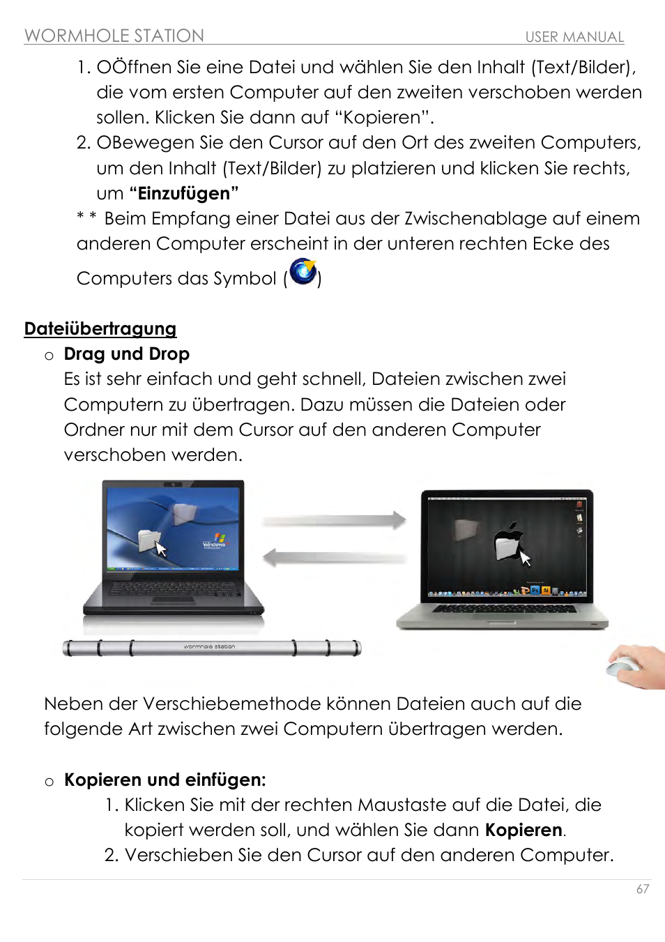 Dateiübertragung | j5 create JUH320v2 USB 3.0 Wormhole Station User Manual | Page 67 / 155