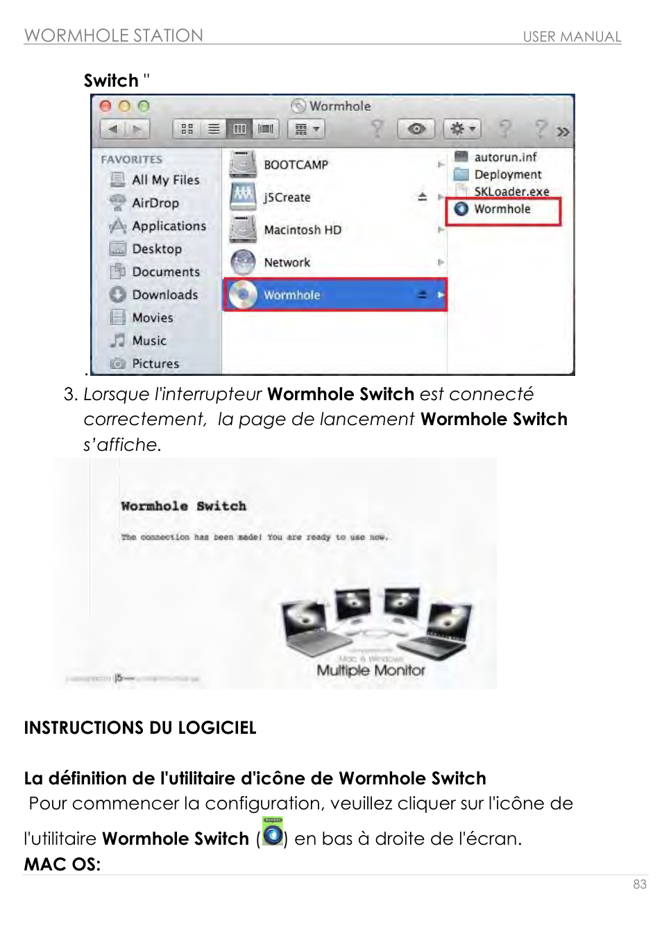 Instructions du logiciel | j5 create JUH320v2 USB 3.0 Wormhole Station User Manual | Page 83 / 155