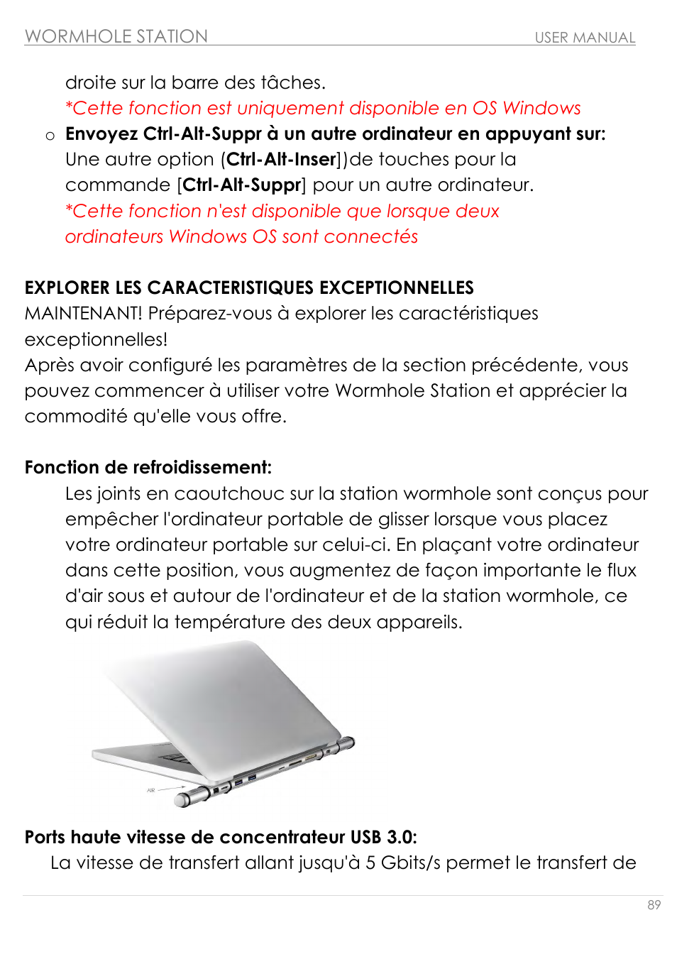 Explorer les caracteristiques exceptionnelles | j5 create JUH320v2 USB 3.0 Wormhole Station User Manual | Page 89 / 155